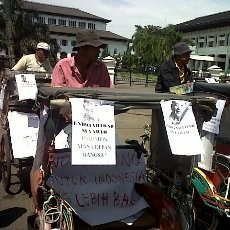 Penarik Becak di Bandung Dukung Endriartono Sutarto Jadi Capres