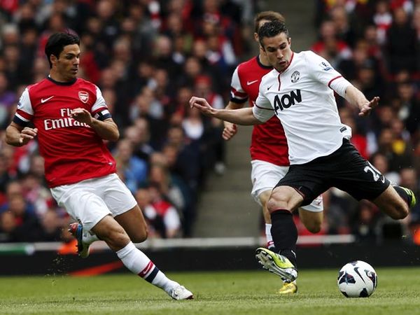 Arsenal vs MU Berakhir Imbang