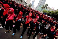 Besok, 600.000 Buruh akan Turun ke Jalan di Jakarta