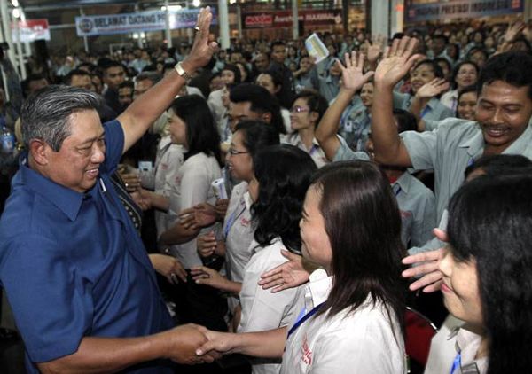 May Day, SBY Temui Buruh PT Maspion May Day, SBY Temui Buruh PT Maspion