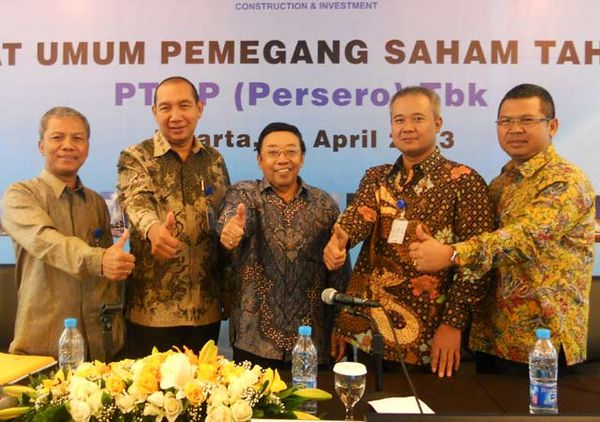 Raup Untung, PT PP Bagi Deviden