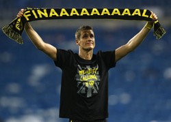 Die Borussen pun meraih tiket final Liga Championsnya yang kedua sepanjang sejarah klub tersebut. REUTERS/Sergio Perez.