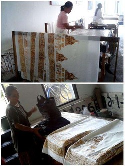 Dusun Gendingan, Pabrik Batik Bergambar Borobudur