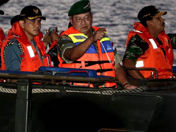 Presiden SBY Saksikan Latgab TNI 