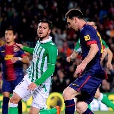 Messi Dua Gol, Barcelona Tundukkan Betis 4-2