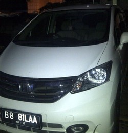 Berpelat B8 81LAA, Ini Honda Freed Hadiah Fathanah ke Tri Kurnia