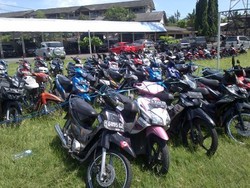 Pasca Bentrok dengan Warga, 99 Motor Suporter PSIS Diamankan Polisi