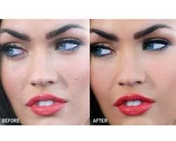 Ini Wajah Asli Selebriti Sebelum & Sesudah Photoshop