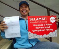Hadiah Menginap dari Air Asia tidak Benar?