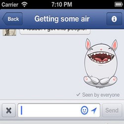 Facebook Messenger di iOS Punya Sticker 