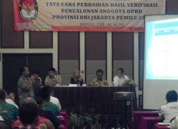 Semua Bacaleg Tak Lolos Verifikasi, KPU DKI Beri Waktu Perbaikan
