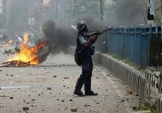 Aksi Mogok Landa Bangladesh Untuk Memprotes Pembunuhan Muslim