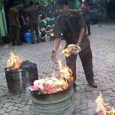 Barang Bukti 6 Bulan Dimusnahkan Kejari Tanjung Perak