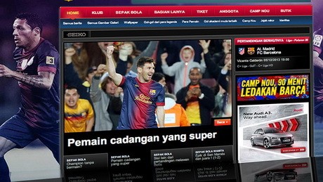 Barca Luncurkan Situs Berbahasa Indonesia