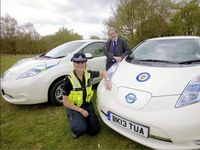 Mobil Polisi Nissan LEAF