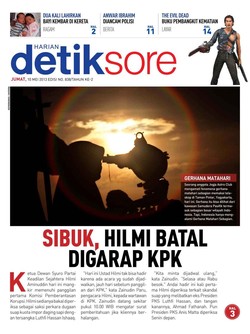 SIBUK, HILMI BATAL DIGARAP KPK