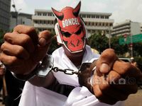 Demo Anti Narkoba di Kedubes Belanda