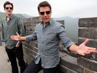 Kunjungan Tom Cruise di Tembok Besar Cina