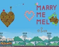 Unik, Pria Ini Lamar Kekasih Lewat Game Angry Birds