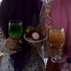 Es Kopyor Kulit Manggis, Segarnya!