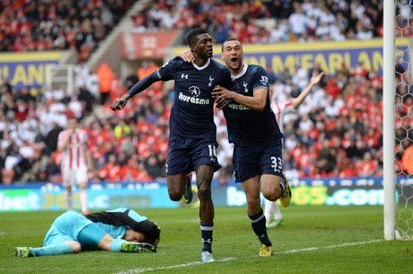 Atasi Stoke, Spurs Geser Arsenal