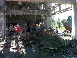 Menara Masjid di Asahan Sumut Ambruk, 2 Orang Tewas dan 4 Terluka