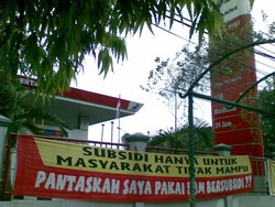 Beli BBM akan Dibatasi, Pengusaha SPBU Trauma Pakai Spanduk