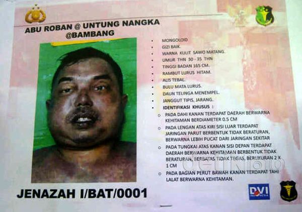 Polri Tunjukkan Foto Teroris yang Tewas Ditembak