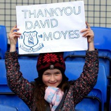 Salam Perpisahan dari Publik Goodison Park Buat Moyes Terkesan