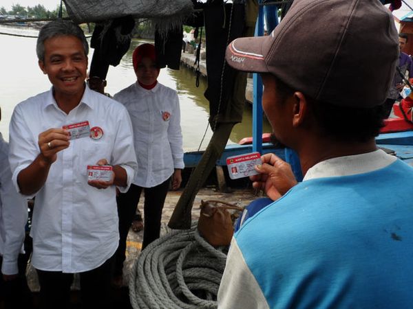 Ganjar Pranowo Kampanye di Pesisir Pantura