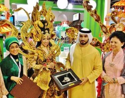 Ketika Pangeran Dubai Mengunjungi Paviliun Pariwisata Indonesia
