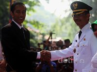 Jokowi Lantik Wali Kota Jaksel di Setu Babakan