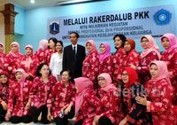 Jokowi Buka Rakerdalub PKK
