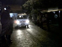 1 Peleton Brimob Sumsel Kawal Jenazah Jurit dan Ibrahim 