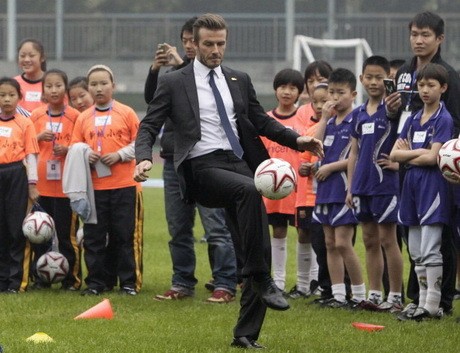 Beckham adalah Teladan untuk Pemain-pemain Muda