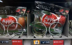 Vending Machine Apel Potong Sajikan Camilan Sehat dan Praktis