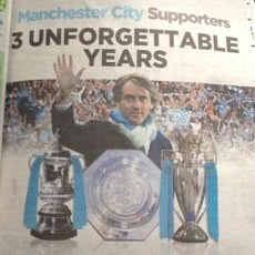 Lewat Iklan di Surat Kabar, Mancini Ucapkan Terima Kasih untuk Fans City