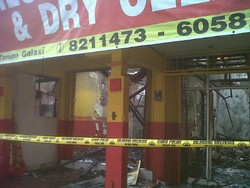 Dua Orang Terluka Akibat Ledakan Gas di Sebuah Laundry di Taman Galaxy