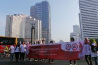 IDI Eksis di CFD, Berbagi Kasih Lewat Pesan-pesan Kesehatan