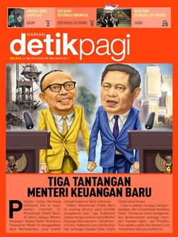 TIGA TANTANGAN MENTERI KEUANGAN BARU