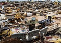Tornado Ratakan Sejumlah Bangunan di Oklahoma