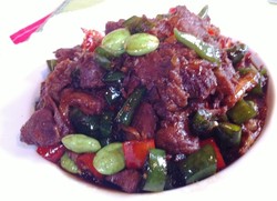 Resep Daging: Daging Petai Cabai Hijau