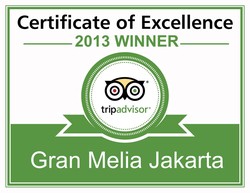 Gran Melia Jakarta, Hotel Terbaik Versi TripAdvisor
