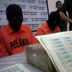 Pita Cukai Palsu Miras Impor Rp 3,9 M Diproduksi di Bekasi