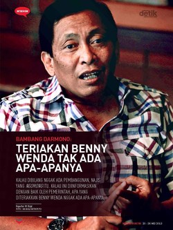 Bambang Darmono: Teriakan Benny Wenda Tak Ada Apa-apanya