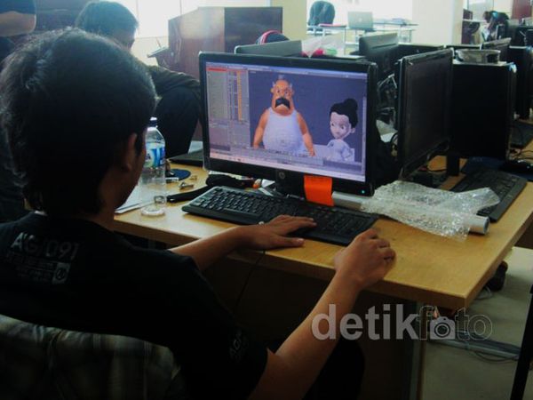 Mengintip Dapur Animasi di Cimahi