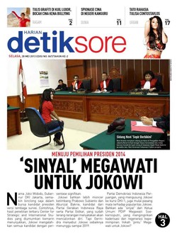 SINYAL MEGAWATI UNTUK JOKOWI