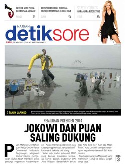 JOKOWI DAN PUAN SALING DUKUNG