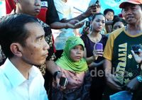 Jokowi Temui Warga Kampung Srikandi