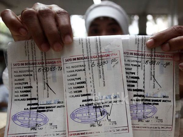 Stok Kertas STNK dan BPKB Habis